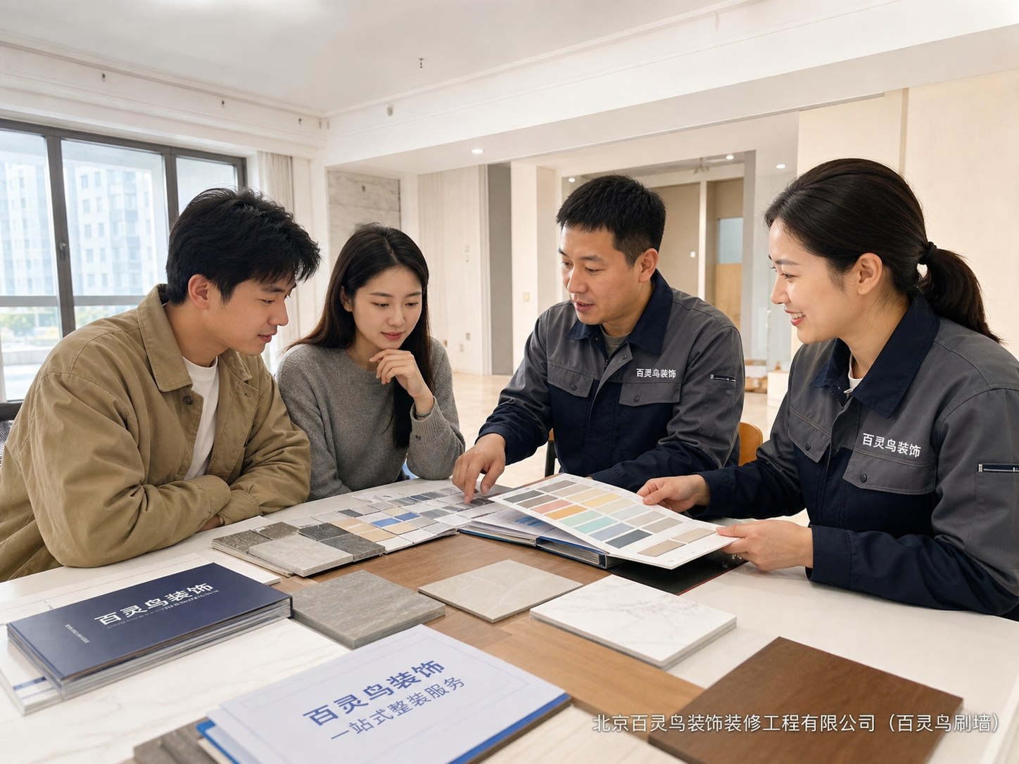北京百灵鸟装饰客户沟通装修方案